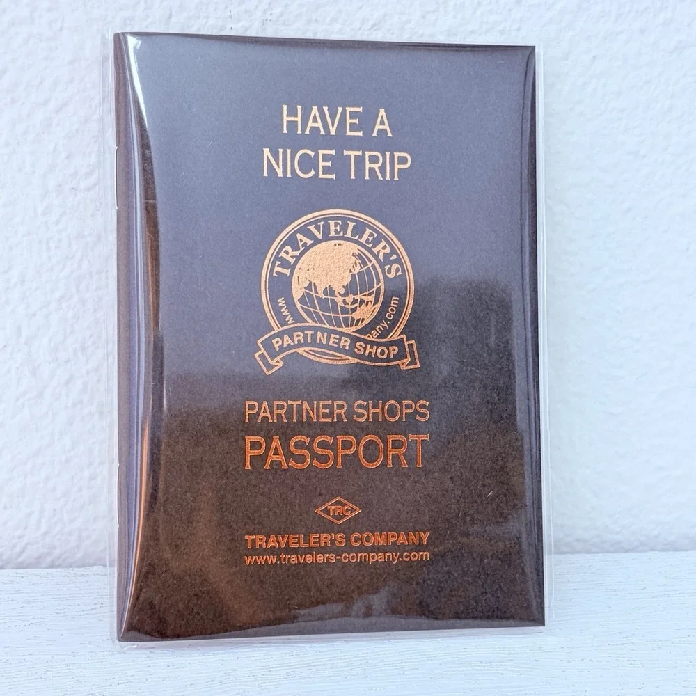 NEW TRAVELER'S Company Partner Shops Passport Stamp Notebook Refill